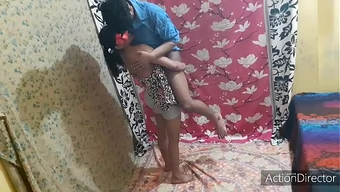 Step brother caught and fucked his stepsister in Indian style